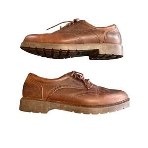 Men’s Frye Mansfield Brown Tie Loafers sz 10.5